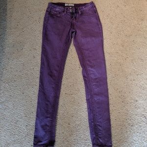 Vintage Havana purple skinny jeans